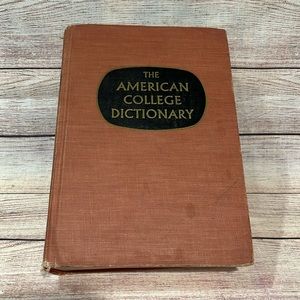 Vintage Dictionary: The American College Dictionary 1970